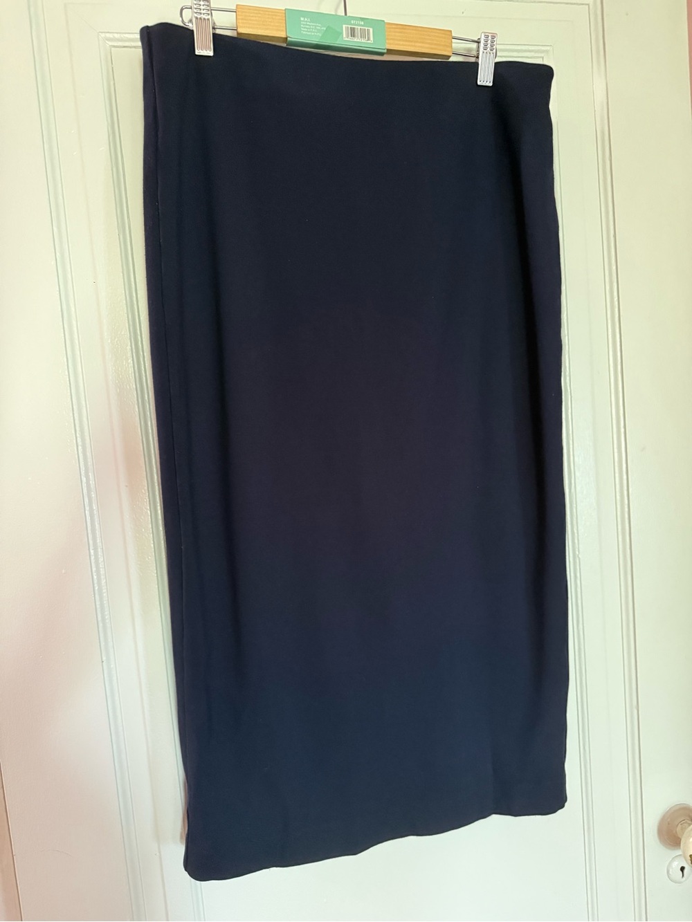 Sophie Grace Stella Midi Pencil Skirt in Navy